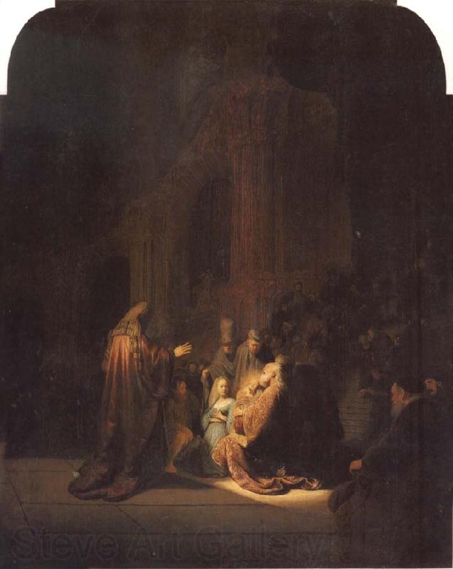 REMBRANDT Harmenszoon van Rijn The Presentation of Jesus in the Temple Norge oil painting art